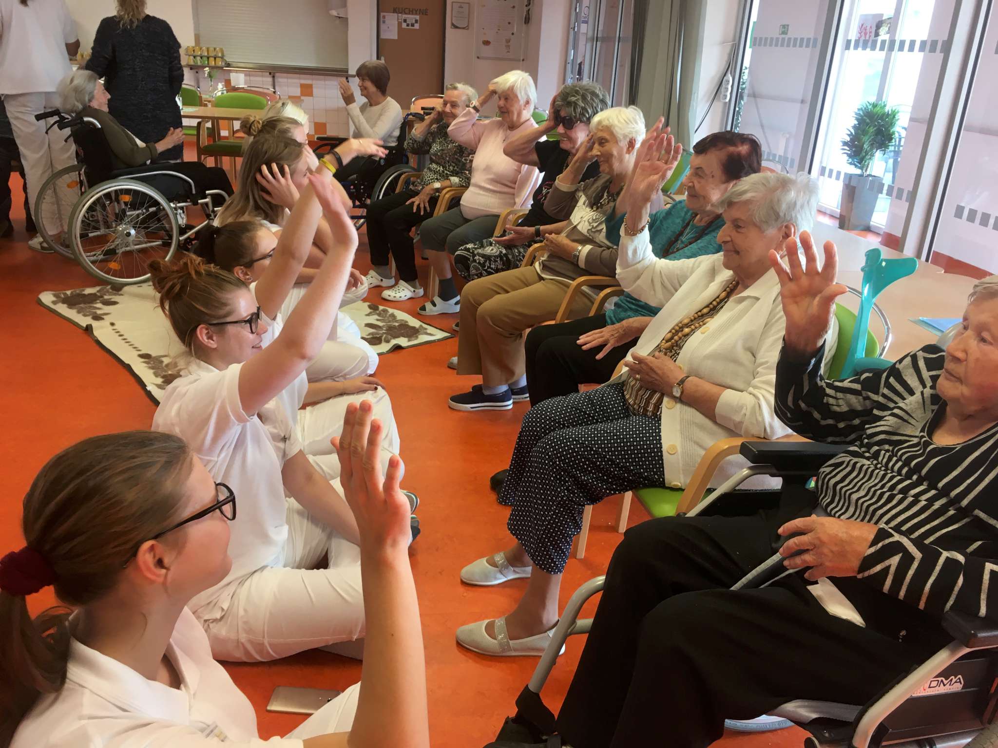 Spolupráce se studenty v SeniorCentru Olomouc