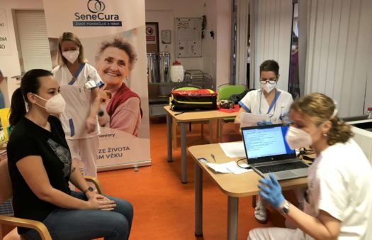Očkování v SeniorCentru Olomouc