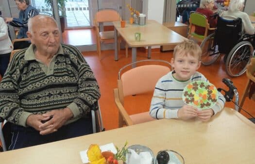 Podzimní tvoření se školáky v SeniorCentru Olomouc