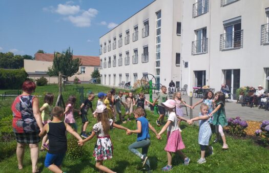 Sportovní dopoledne s dětmu z MŠ Rožňavská