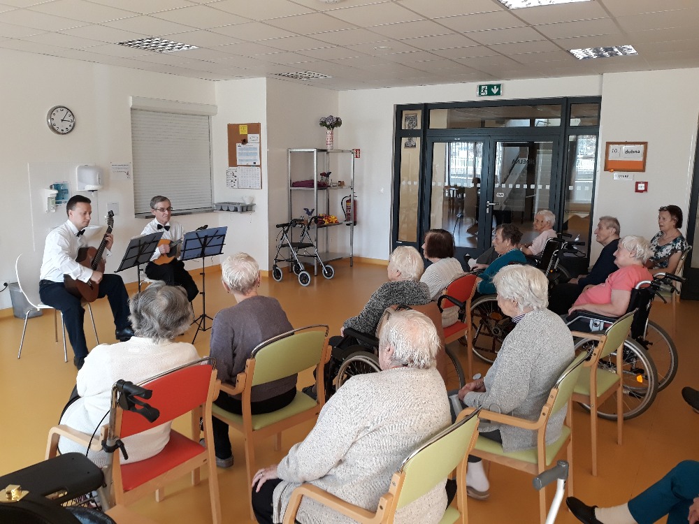 Koncert Deseti strun v SeniorCentru Plzeň