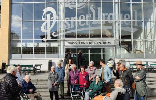 Návštěva pivovaru s klienty SeniorCentra Plzeň