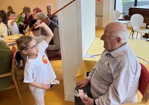 Hudební vystoupení dětí z MŠ v SeniorCentru Plzeň