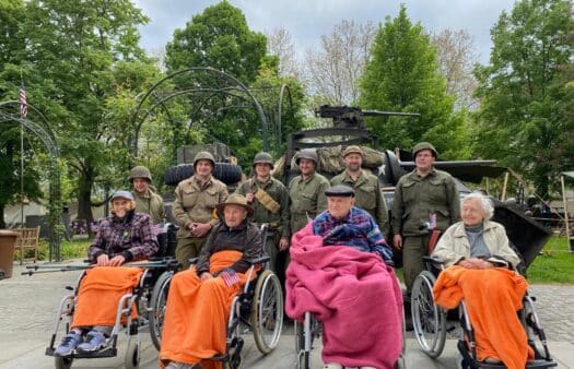 Slavnosti svobody za účasti klientů SeniorCentra Plzeň