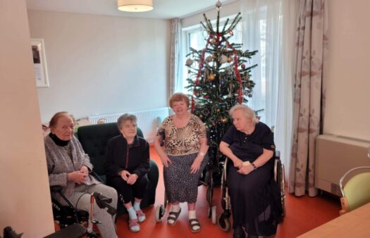 Zdobení stromečku v SeniorCentru Slivenec