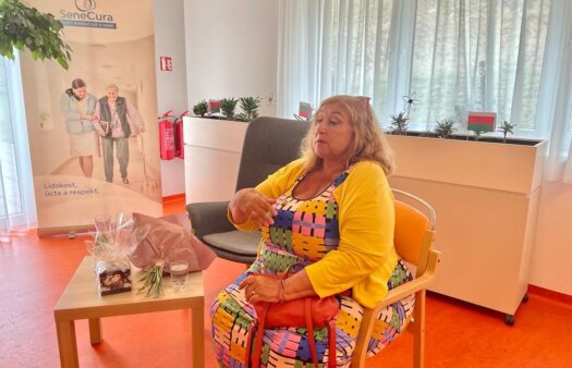 Halina Pawlowská hostem SeniorCentra Slivenec