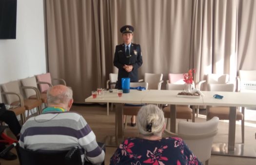 Mluvčí policie por. Mgr. Lenka Drahokoupilová hostem SeniorCentra Šanov