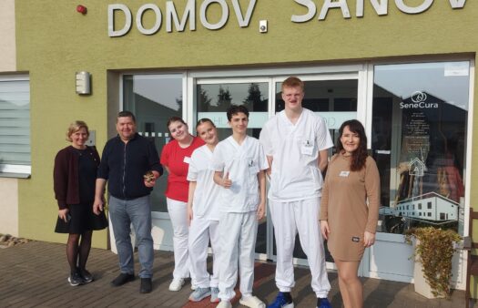 Zahraniční stáž v SeniorCentru Šanov se studenty z Norska