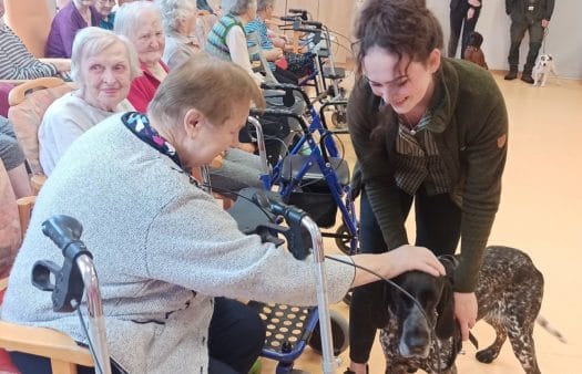 Lovečtí psi v SeniorCentru Písek