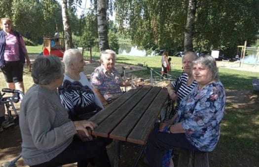 Návštěva restaurace s klienty SeniorCentra Telč