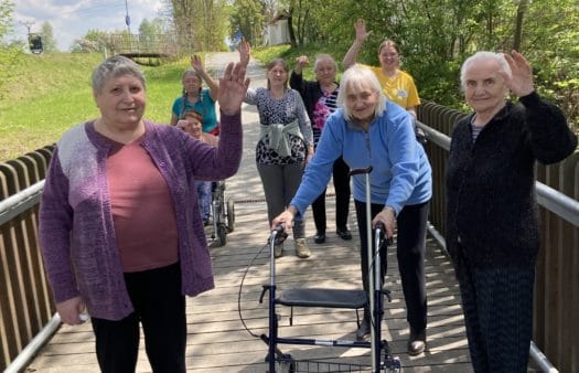 Výlet po cyklostezce s klienty SeniorCentra Telč