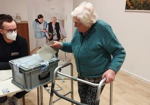 Prezidentské volby v SeniorCentru Telč