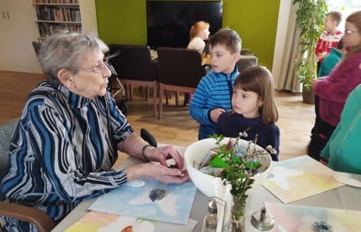 Jarní výzdoba SeniorCentra Telč
