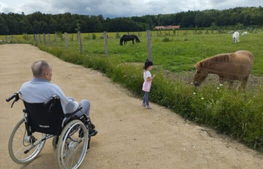 Výlet na ranč s klienty SeniorCentra Telč