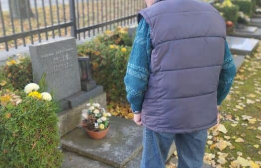 Návštěva rodinného hrobu splněným přáním našeho klienta