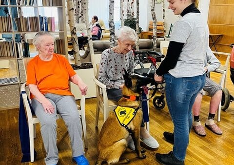 Canisterapie v SeniorCentru Modřice