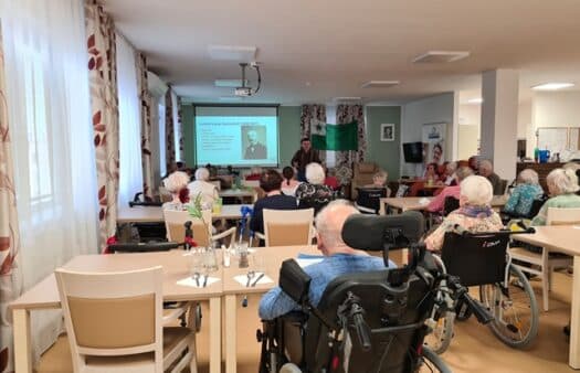 Předseda klubu esperantistů hostem SeniorCentra Modřice