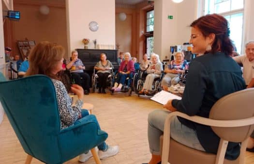 Moderátorka Marie Tomsová hostem SeniorCentra Chrudim