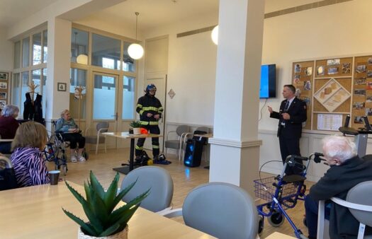Přednáška hasičů v SeniorCentru Chrudim