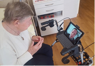 Možnost video-hovorů v SeniorCentru Hradec Králové