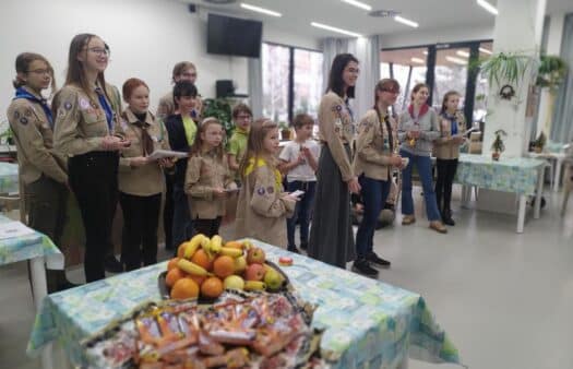 Vánoční posezení se skauty v SeniorCentru Hradec Králové