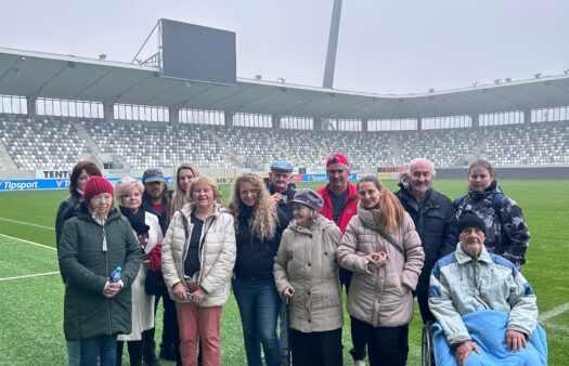 Návštěva hradeckého fotbalového stadionu