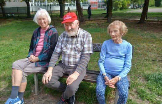 Procházka s klienty SeniorCentra Hradec Králové