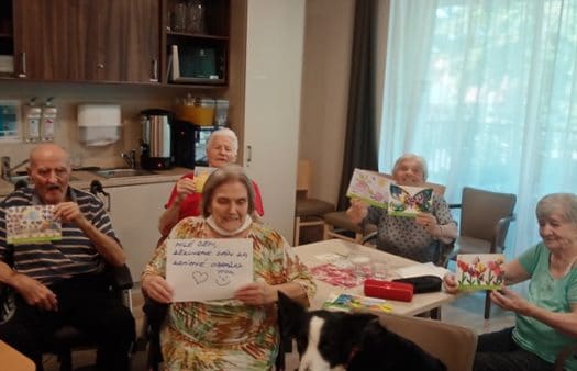Děti seniorům pro SeniorCentrum Kolín