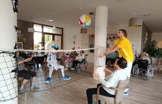 Halloween s volejbalisty v SeniorCentru Kolín